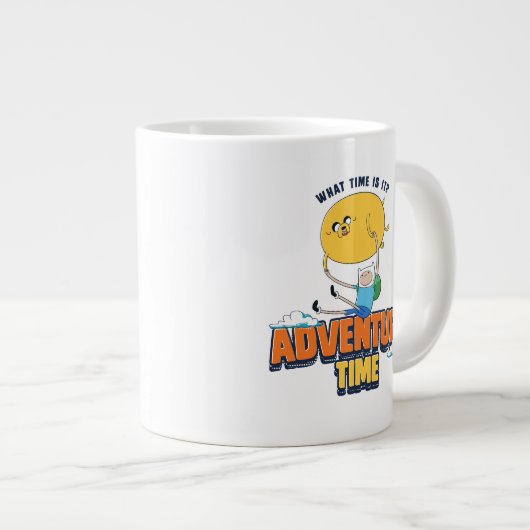 Adventure-tijd | Jake met Finn drijft Grote Koffiekop (Voorkant rechts)