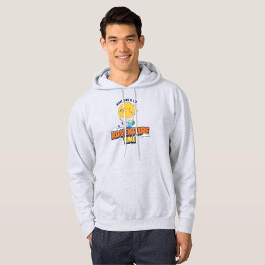 Adventure-tijd | Jake met Finn drijft Hoodie (Voorkant volledig)