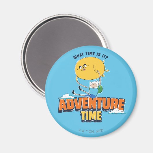 Adventure-tijd | Jake met Finn drijft Magneet (Voorkant / Achterkant)