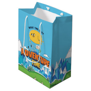Adventure-tijd   Jake met Finn drijft Medium Cadeauzakje