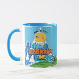 Adventure-tijd   Jake met Finn drijft Mok