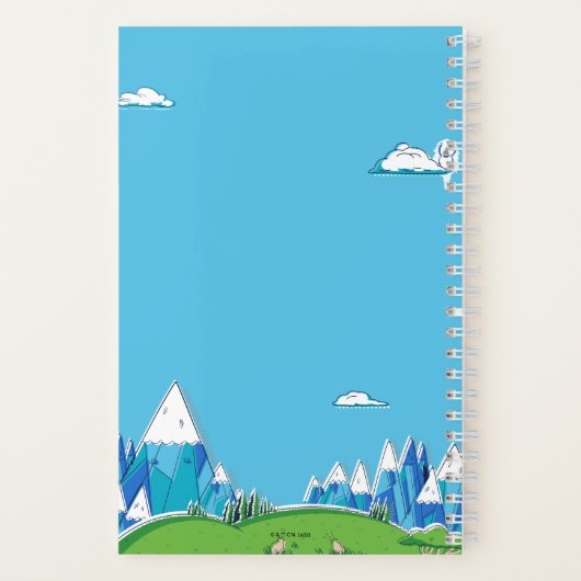 Adventure-tijd | Jake met Finn drijft Notitieboek (Achterkant)