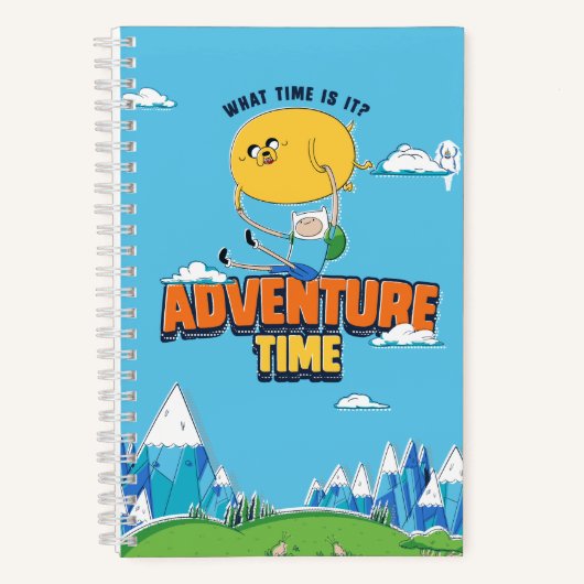 Adventure-tijd | Jake met Finn drijft Notitieboek (Voorkant)