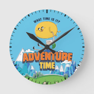 Adventure-tijd   Jake met Finn drijft Ronde Klok