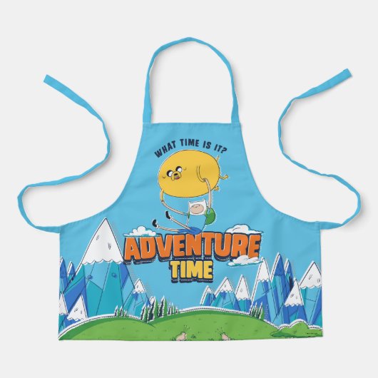 Adventure-tijd | Jake met Finn drijft Schort (Voorkant)