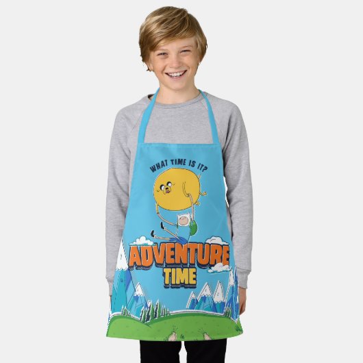 Adventure-tijd | Jake met Finn drijft Schort (Gedragen)