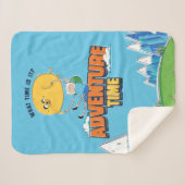 Adventure-tijd | Jake met Finn drijft Sherpa Deken (Voorkant (horizontaal))