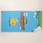 Adventure-tijd | Jake met Finn drijft Strandlaken (Voorkant)