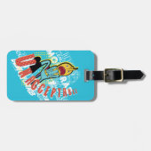 Adventure-tijd | Lemon Grab "ONAANVAARDBAAR" Bagagelabel (Voorkant horizontaal)