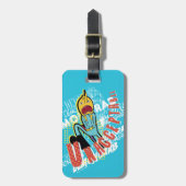 Adventure-tijd | Lemon Grab "ONAANVAARDBAAR" Bagagelabel (Voorkant verticaal)