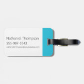 Adventure-tijd | Lemon Grab "ONAANVAARDBAAR" Bagagelabel (Achterkant horizontaal)