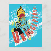 Adventure-tijd | Lemon Grab "ONAANVAARDBAAR" Briefkaart (Voorkant)