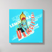 Adventure-tijd | Lemon Grab "ONAANVAARDBAAR" Canvas Afdruk (Voorkant)
