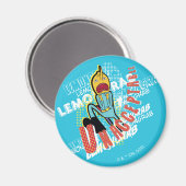 Adventure-tijd | Lemon Grab "ONAANVAARDBAAR" Magneet (Voorkant / Achterkant)