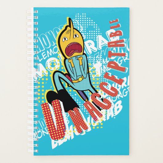 Adventure-tijd | Lemon Grab "ONAANVAARDBAAR" Planner (Voorkant)