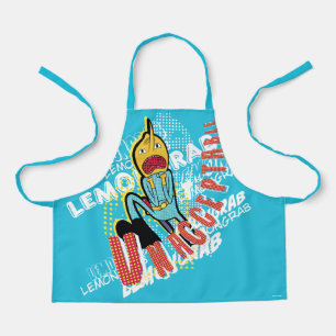 Adventure-tijd Lemon Grab "ONAANVAARDBAAR" Schort