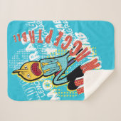 Adventure-tijd | Lemon Grab "ONAANVAARDBAAR" Sherpa Deken (Voorkant (horizontaal))