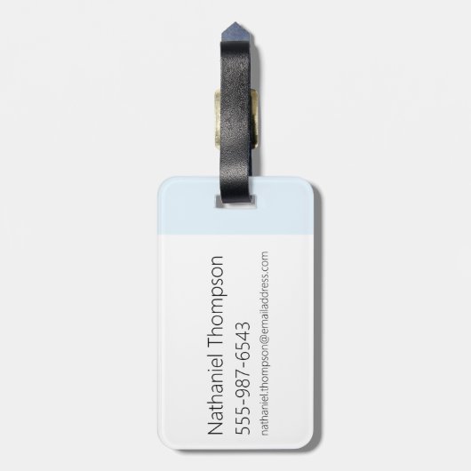 Adventure-tijd | "Party" Jake Sketch Bagagelabel (Achterkant verticaal)