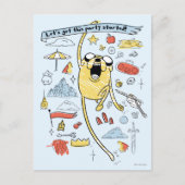 Adventure-tijd | "Party" Jake Sketch Briefkaart (Voorkant)