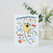 Adventure-tijd | "Party" Jake Sketch Briefkaart (Staand voorkant)