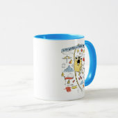 Adventure-tijd | "Party" Jake Sketch Mok (Voorkant rechts)