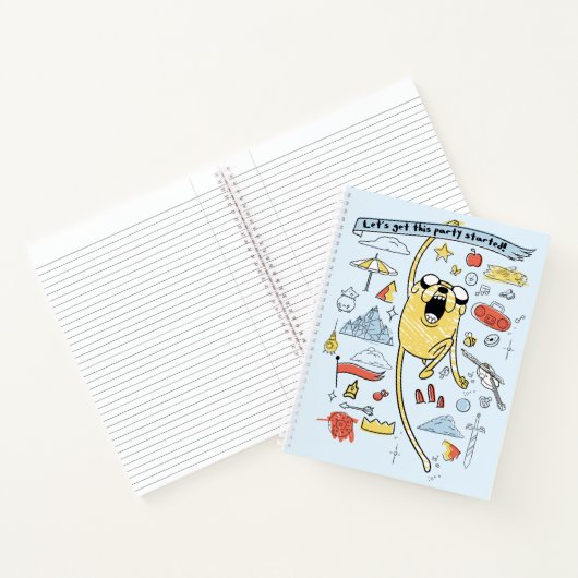 Adventure-tijd | "Party" Jake Sketch Notitieboek (Binnen)