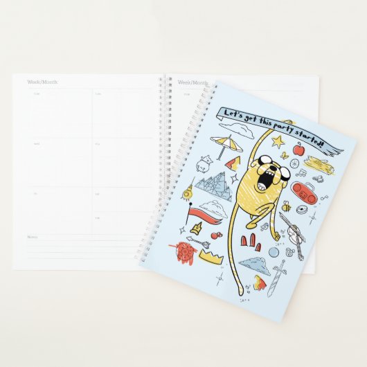 Adventure-tijd | "Party" Jake Sketch Planner (Display)