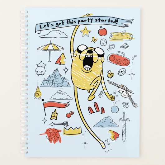 Adventure-tijd | "Party" Jake Sketch Planner (Voorkant)