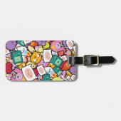 Adventure-tijd | Tekentospatroon Bagagelabel (Voorkant horizontaal)