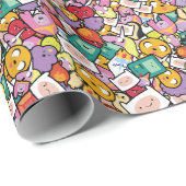 Adventure-tijd | Tekentospatroon Cadeaupapier (Rol Hoek)