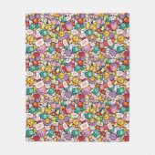 Adventure-tijd | Tekentospatroon Fleece Deken (Voorkant)