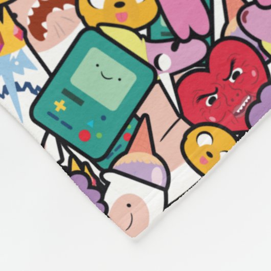 Adventure-tijd | Tekentospatroon Fleece Deken (Hoek)