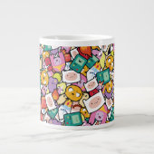 Adventure-tijd | Tekentospatroon Grote Koffiekop (Voorkant)