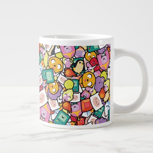 Adventure-tijd | Tekentospatroon Grote Koffiekop (Rechts)