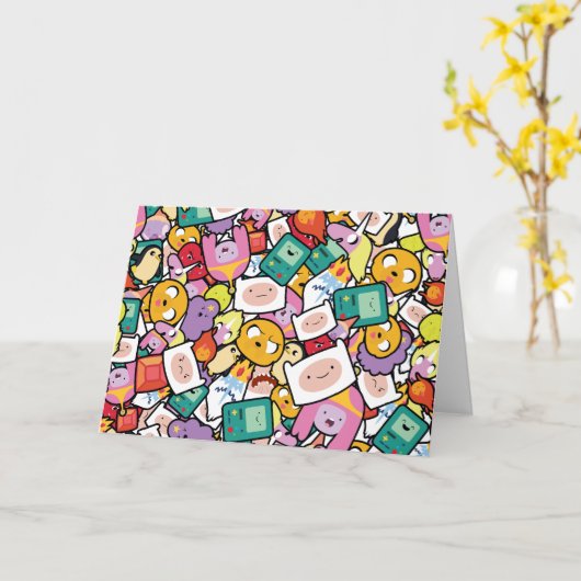 Adventure-tijd | Tekentospatroon Kaart (Gele Bloem)