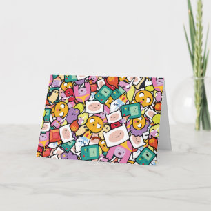 Adventure-tijd Tekentospatroon Kaart