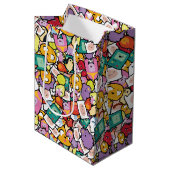 Adventure-tijd | Tekentospatroon Medium Cadeauzakje (Voorkant Gekanteld)