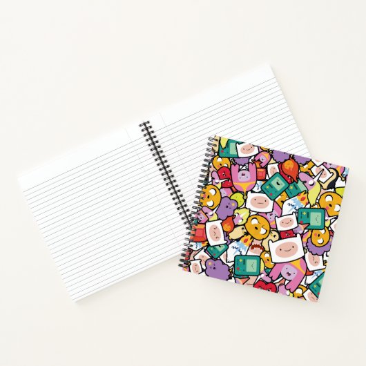 Adventure-tijd | Tekentospatroon Notitieboek (Binnen)