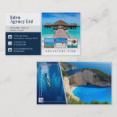 Adventure-tijd | Toerisme | Reisagent Visitekaartje (Voorkant / Achterkant)