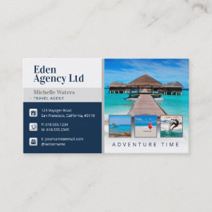 Adventure-tijd   Toerisme   Reisagent Visitekaartje