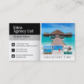 Adventure-tijd | Toerisme | Reisagent Visitekaartje (Voorkant)