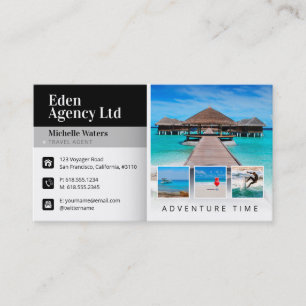 Adventure-tijd   Toerisme   Reisagent Visitekaartje