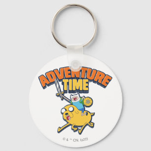 Adventure Time   Finn Riding Jake Sleutelhanger