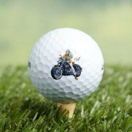 Adventure Time Motorrijder WUD Golf Ball Golfballen