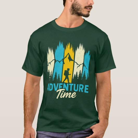 Adventure Time T-shirt – Wander, Ontdek, Ontdek (Voorkant)