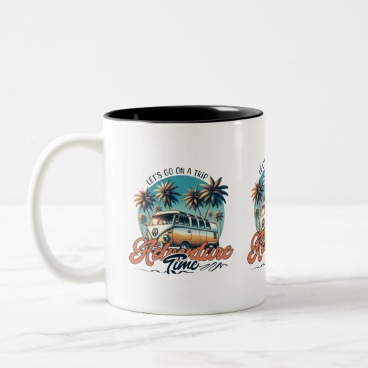 Adventure Time Tweekleurige Koffiemok (Links)