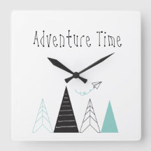 'Adventure time' wandklok