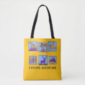 adventure tote bag (Voorkant)
