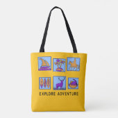 adventure tote bag (Achterkant)