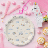 Adventure Transportation Boy Baby shower Papieren Bordje (Feest)